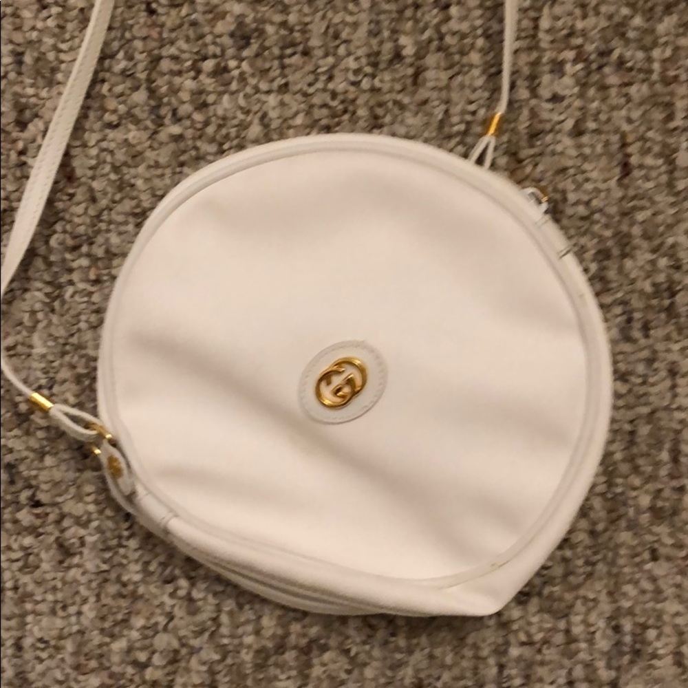 White Gucci purse